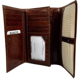  Čierna dámska kožená peňaženka Rialto