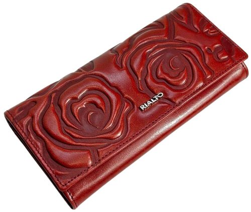  Dámska kožená peňaženka Rialto veľká červená