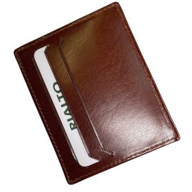    Komplexný remienok Rialto, čierny kožený držiak na karty