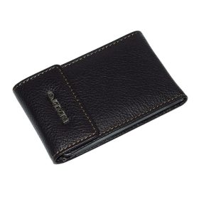  Dámsky kožený držiak na karty Rialto tmavohnedej farby