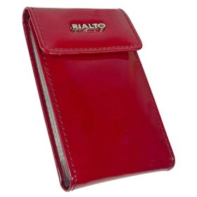  Dámsky kožený držiak na karty Rialto tmavomodrej farby