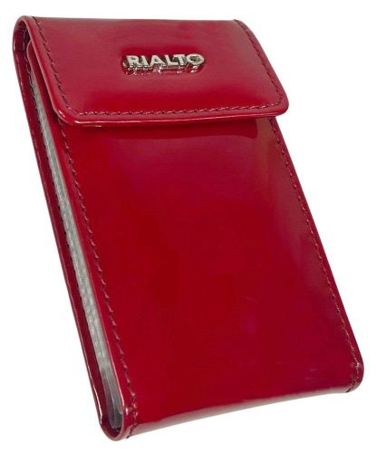  Dámsky kožený držiak na karty Rialto tmavomodrej farby