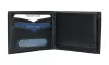  Čierna pánska kožená peňaženka Rialto 11,5 cm × 9 cm
