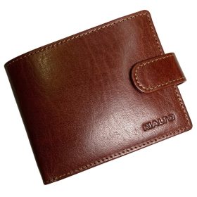    Rialto čierna malá kožená peňaženka bez ramienok 11 x 8,8 cm