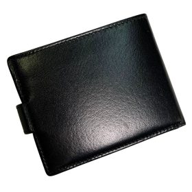    Rialto čierna malá kožená peňaženka bez ramienok 11 x 8,8 cm