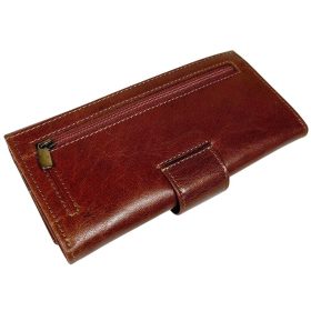  Dámska veľká tmavomodrá kožená peňaženka Rialto