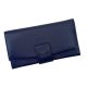  Dámska veľká tmavomodrá kožená peňaženka Rialto