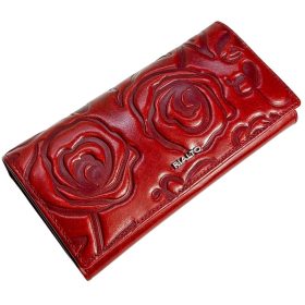  Veľká čierna dámska kožená peňaženka Rialto