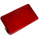  Veľká červená kožená peňaženka Rialto