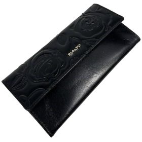  Čierna dámska kožená peňaženka Rialto