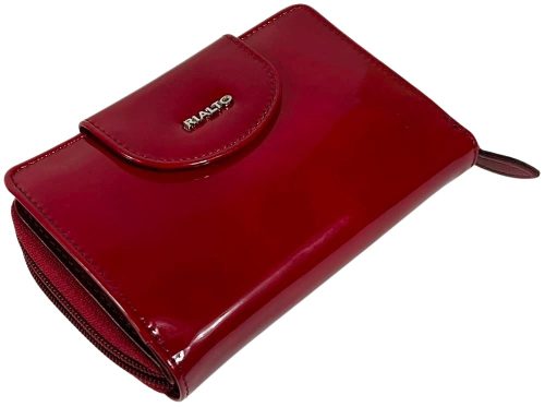  Červená lakovaná peňaženka Giudi s klipom