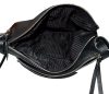  Dámska tmavomodrá kožená kabelka Rialto, taška cez rameno 28×22 cm