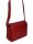  Rialto dámska malá tmavočervená kožená kabelka, taška cez rameno 18×14 cm