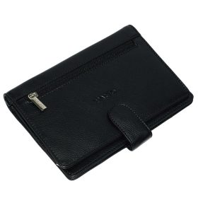    Rialto talianska pánska čierna kožená taška do auta, priečinok, držiak na dokumenty 22×15 cm