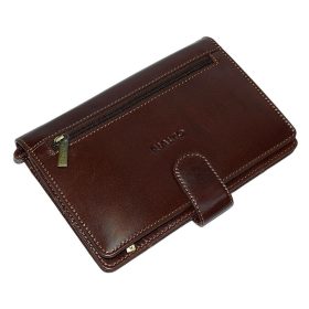    Rialto talianska pánska hnedá kožená taška do auta, priečinok, držiak na spisy 22×15 cm
