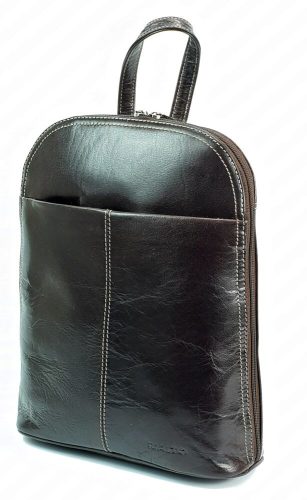  Dámsky kožený ruksak Rialto hnedej farby