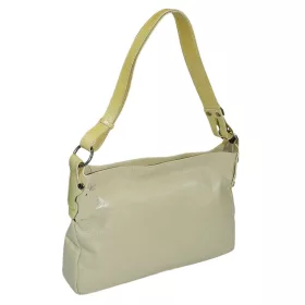    Béžová dámska kožená kabelka cez rameno Rialto 36 × 25 cm