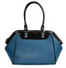  Rialto modrá talianska dámska kožená taška cez rameno 30 x 26 cm
