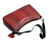  Rialto červená talianska kožená dámska taška cez rameno 32 x 18 cm