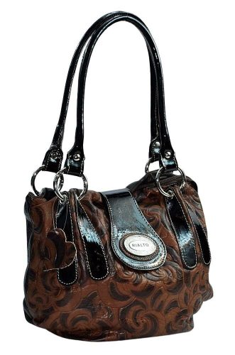  Rialto talianska dámska kožená taška cez rameno 30 x 24 cm