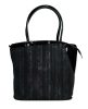  Rialto čierna talianska dámska kožená taška cez rameno 30 x 30 cm
