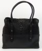  Dámska kožená kabelka talianskeho dizajnu Rialto, taška cez rameno, čierna