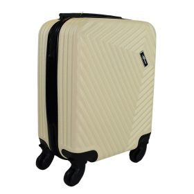    Rhino béžový, tvrdostenný, kabínový kufor Wizzair, Ryanair 40 cm