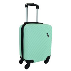    Nosorožec mintovej farby, tvrdostenný, kabínový kufor Wizzair, Ryanair 40 cm