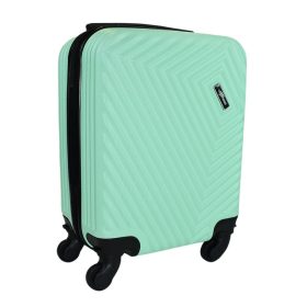   Nosorožec mintovej farby, tvrdostenný, kabínový kufor Wizzair, Ryanair 40 cm