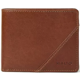    Pánska tmavohnedá kožená peňaženka Rialto 11,5 cm × 9 cm