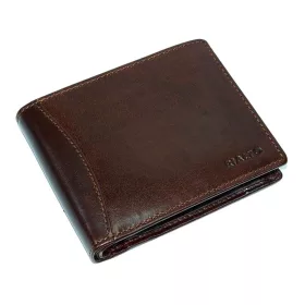    Pánska tmavohnedá kožená peňaženka Rialto 12,5 cm × 9,5 cm