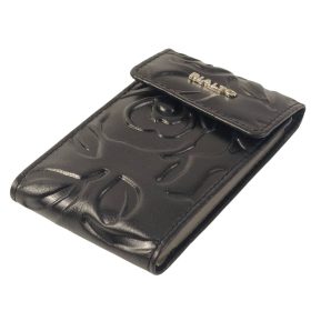  Dámsky kožený držiak na karty Rialto tmavomodrej farby