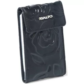  Dámsky kožený držiak na karty Rialto tmavomodrej farby