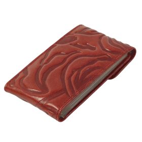  Dámsky kožený držiak na karty Rialto tmavomodrej farby