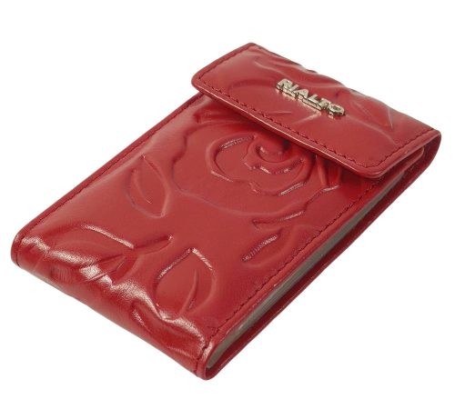  Dámsky kožený držiak na karty Rialto tmavomodrej farby