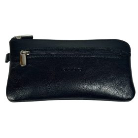  Dámsky hnedý kožený prívesok na kľúče Giudi