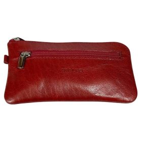  Dámsky hnedý kožený prívesok na kľúče Giudi