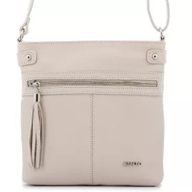    Dámska čierna kožená kabelka Rialto, taška cez rameno 20×23 cm