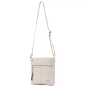    Dámska čierna kožená kabelka Rialto, taška cez rameno 20×23 cm