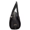  Karen Lena čierna, dámska kabelka z vláknitej kože, taška cez rameno