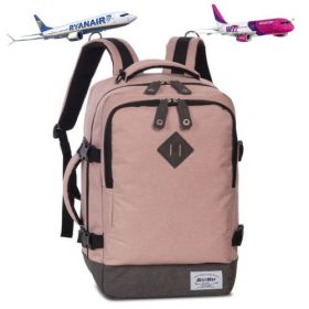    Peterson Wizzair, sivá palubná taška Ryanair, batoh 39 x 25 x 19,5 cm