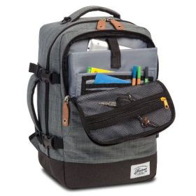    Peterson Wizzair, sivá palubná taška Ryanair, batoh 39 x 25 x 19,5 cm