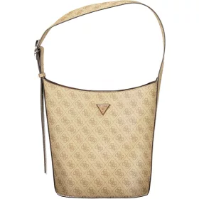   Dámska kabelka cez rameno s béžovým vzorom Guess 24 x 28 x 16 cm