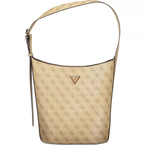  Dámska kabelka cez rameno s béžovým vzorom Guess 24 x 28 x 16 cm