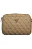  Dámska béžová kabelka Guess, crossbody, 24 x 17 x 5 cm