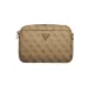  Dámska béžová kabelka Guess, crossbody, 24 x 17 x 5 cm