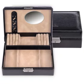  Sacher: Čierny držiak na šperky Britta, šperkovnica