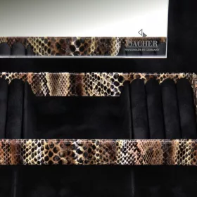    Sacher: Držiak na šperky z hadej kože Carola, šperkovnica