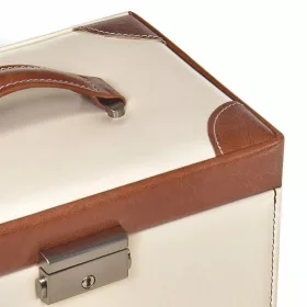    Sacher: Šperkovnica Elly krémovo-koňaková, držiak na šperky