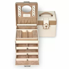  Sacher: Erika, béžový držiak na šperky, šperkovnica